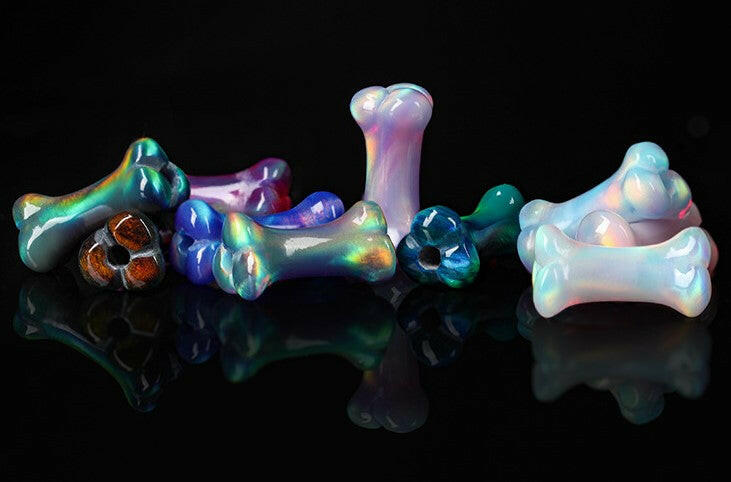 5*11mm Opal Bead -- Bones - CreamyMoon