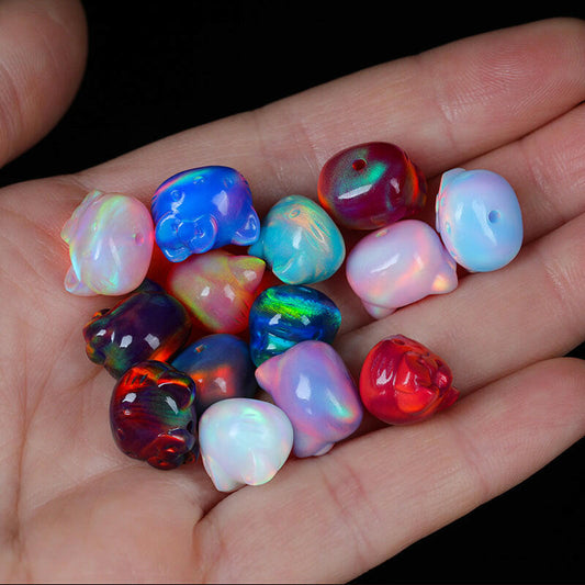 12*10mm Opal Beads -- Hello Kitty - CreamyMoon