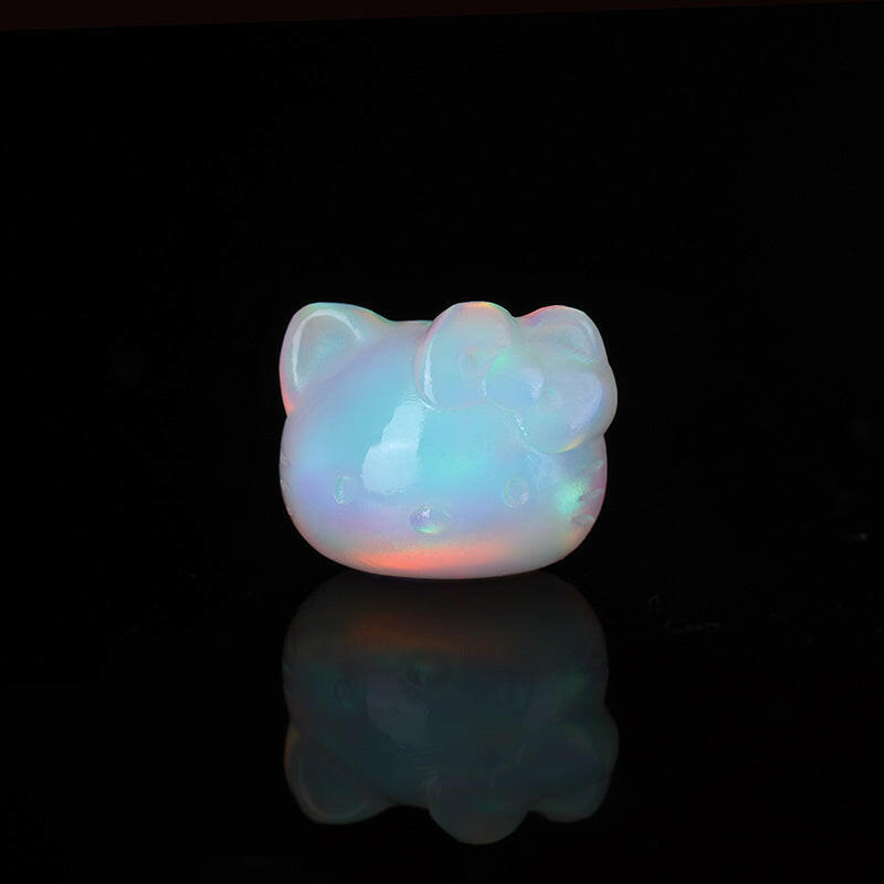 12*10mm Opal Beads -- Hello Kitty - CreamyMoon