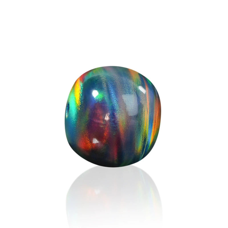 11*12mm Tibetan barrel cut sythentic opal beads - CreamyMoon