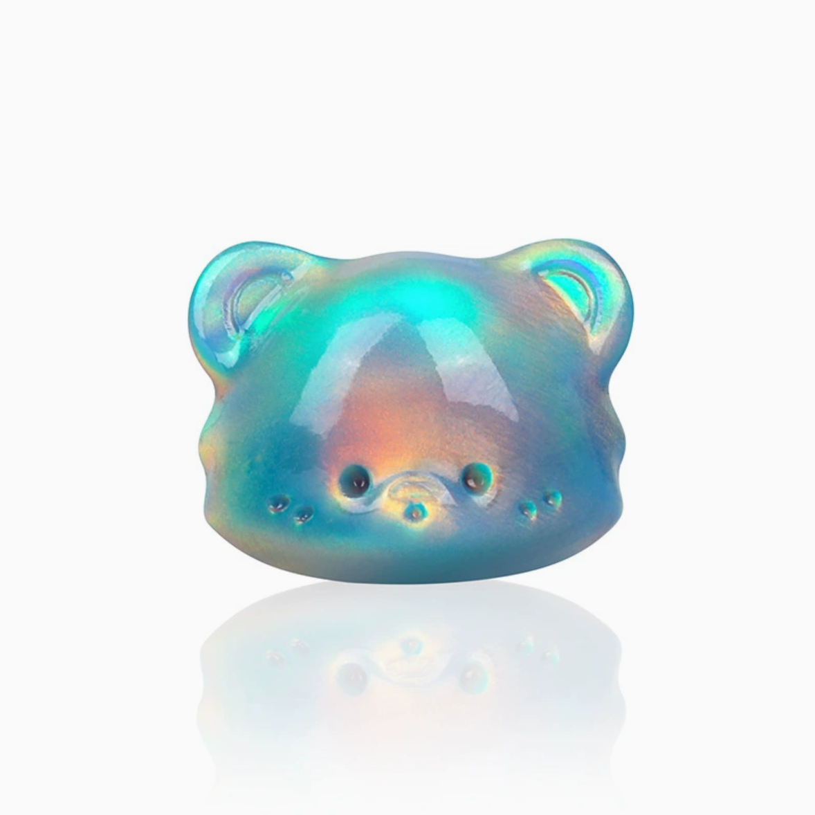 Synthtic Manik Opal Beads - Bear Shaped