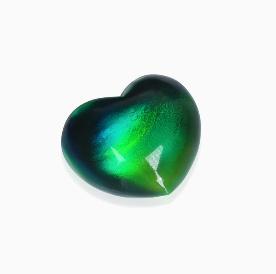 Synthetic Opal Beads-Heart Shaped