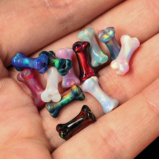 5*11mm Opal Bead -- Bones - CreamyMoon