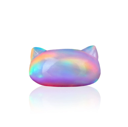 Buguette Cat Shaped Lab Opal Beads for DIY Jewelry Design