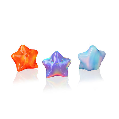 Lab Opal Cute Focal Beads - Star Shaped