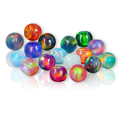 11*12mm Tibetan barrel cut sythentic opal beads