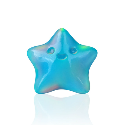 Lab Opal Cute Focal Beads - Star Shaped