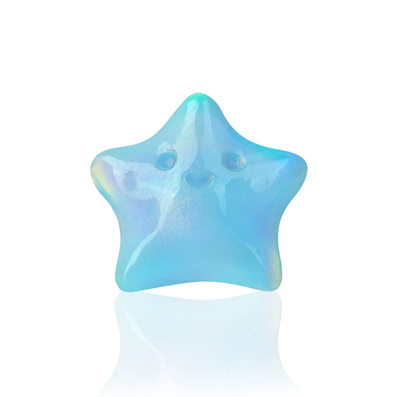 Lab Opal Cute Focal Beads - Star Shaped