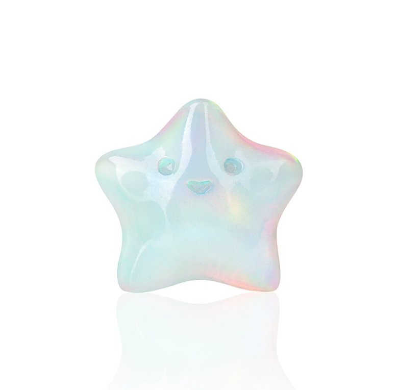 Lab Opal Cute Focal Beads - Star Shaped