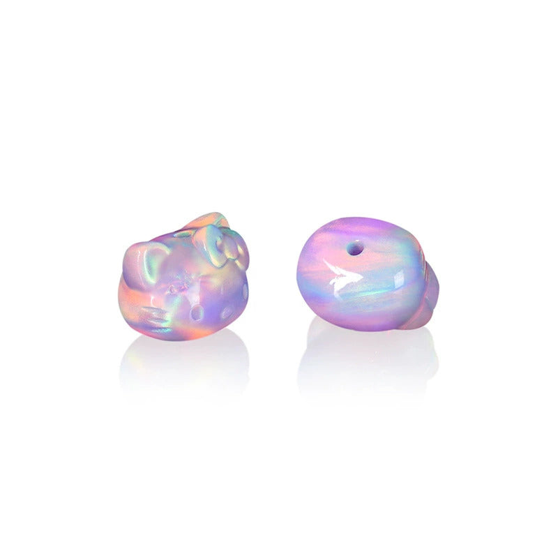 12*10mm Opal Beads -- Hello Kitty