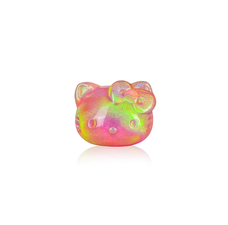 12*10mm Opal Beads -- Hello Kitty