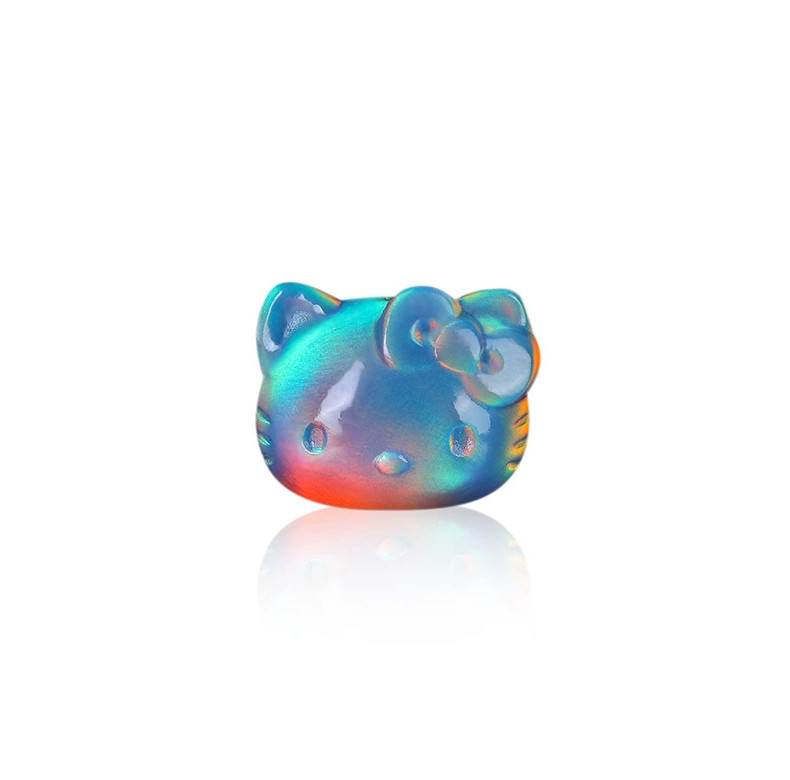 12*10mm Opal Beads -- Hello Kitty
