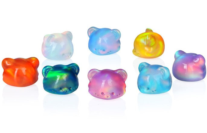 Synthtic Manik Opal Beads - Bear Shaped