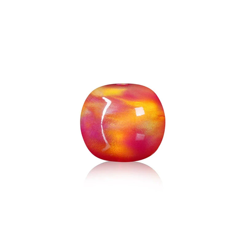 11*12mm Tibetan barrel cut sythentic opal beads - CreamyMoon