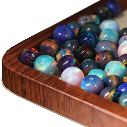 9*10mm Tibetan barrel cut sythentic opal beads