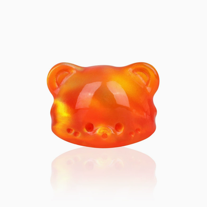 Synthtic Manik Opal Beads - Bear Shaped