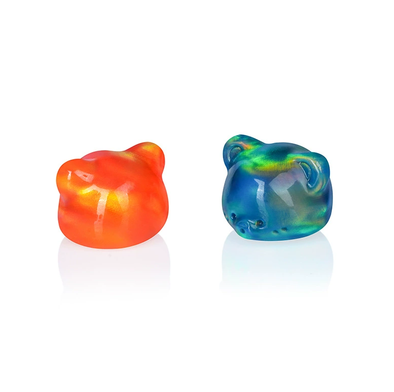 Synthtic Manik Opal Beads - Bear Shaped