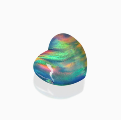 Synthetic Opal Beads-Heart Shaped