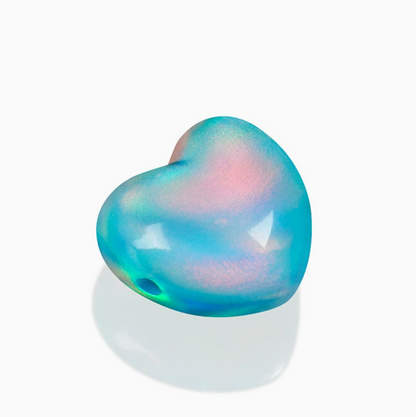 Synthetic Opal Beads-Heart Shaped