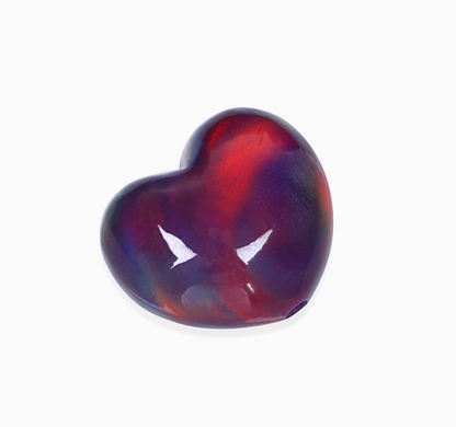 Synthetic Opal Beads-Heart Shaped