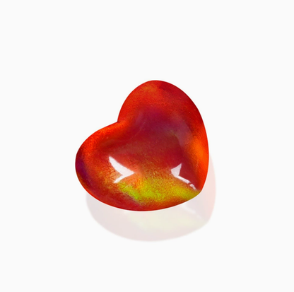 Synthetic Opal Beads-Heart Shaped