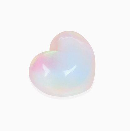 Synthetic Opal Beads-Heart Shaped