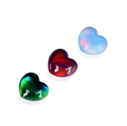 Synthetic Opal Beads-Heart Shaped