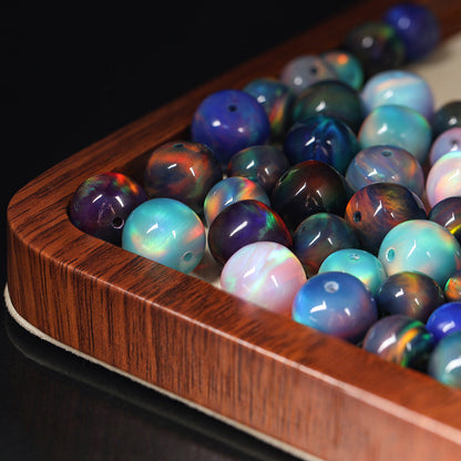 11*12mm Tibetan barrel cut sythentic opal beads - CreamyMoon