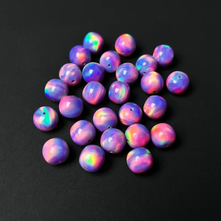 11*12mm Tibetan barrel cut sythentic opal beads - CreamyMoon